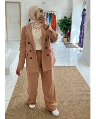 Veste de tailleur camel