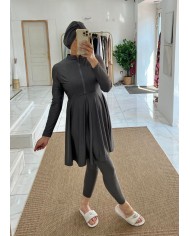 Burkini Mila gris foncé
