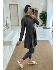Burkini Mila gris foncé