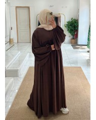 Abaya ballon chocolat