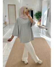 Tee-shirt over vert kaki