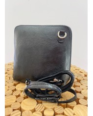 Pochette pailleté noir