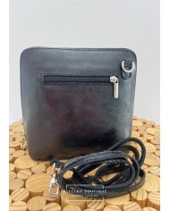 Pochette pailleté noir