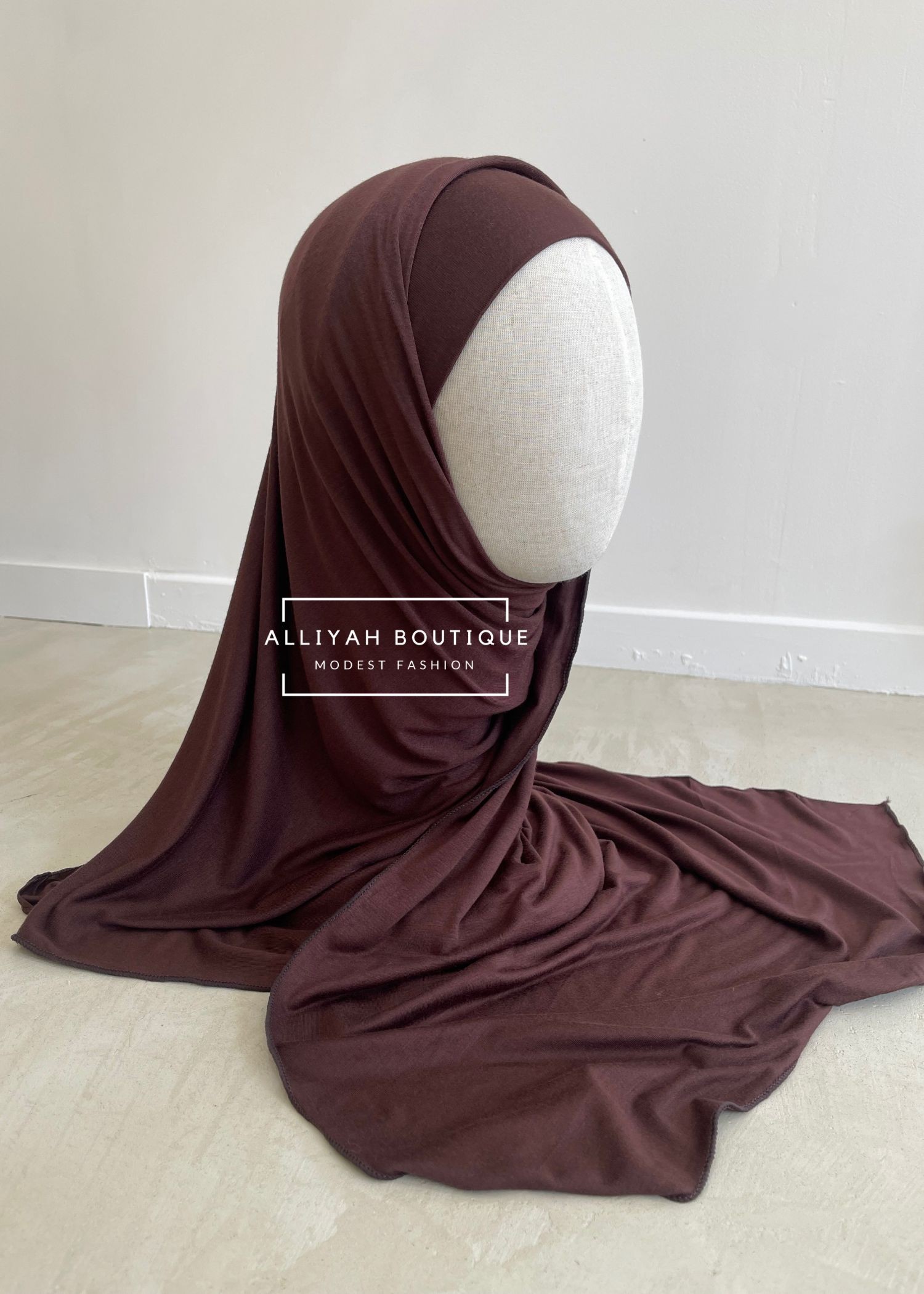 Prêt-à-enfiler jersey chocolat