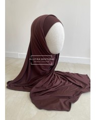 Prêt-à-enfiler jersey chocolat