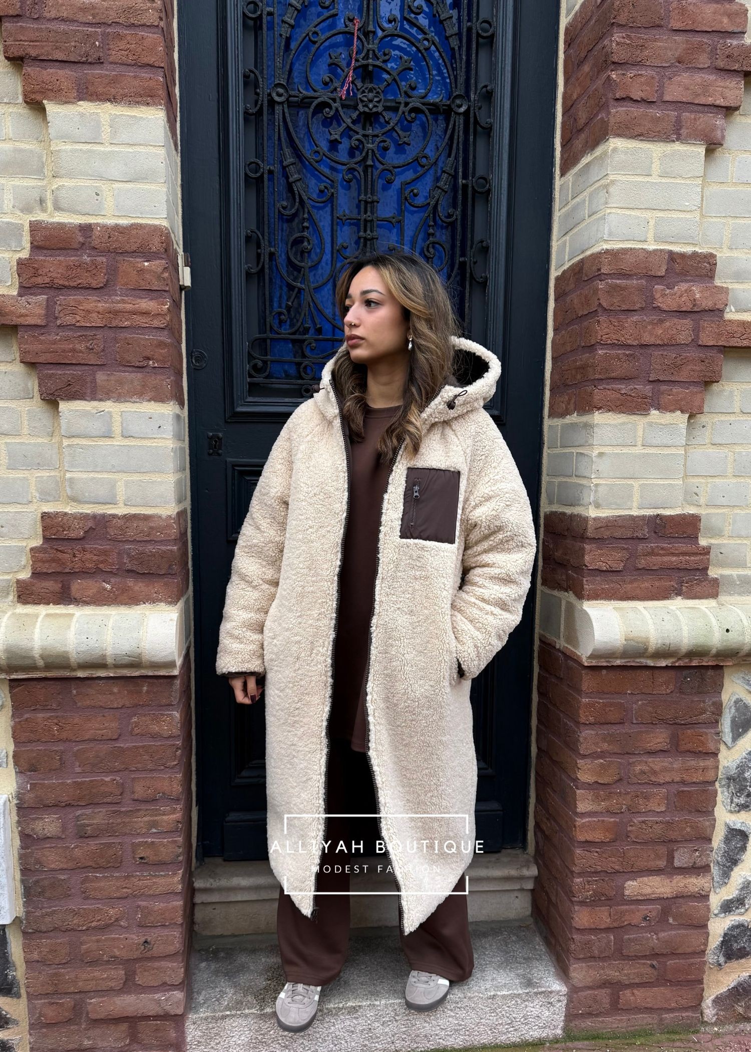 Doudoune 2 en 1 réversible Choco et Camel Doudoune 2 en 1 réversible Choco et Camel