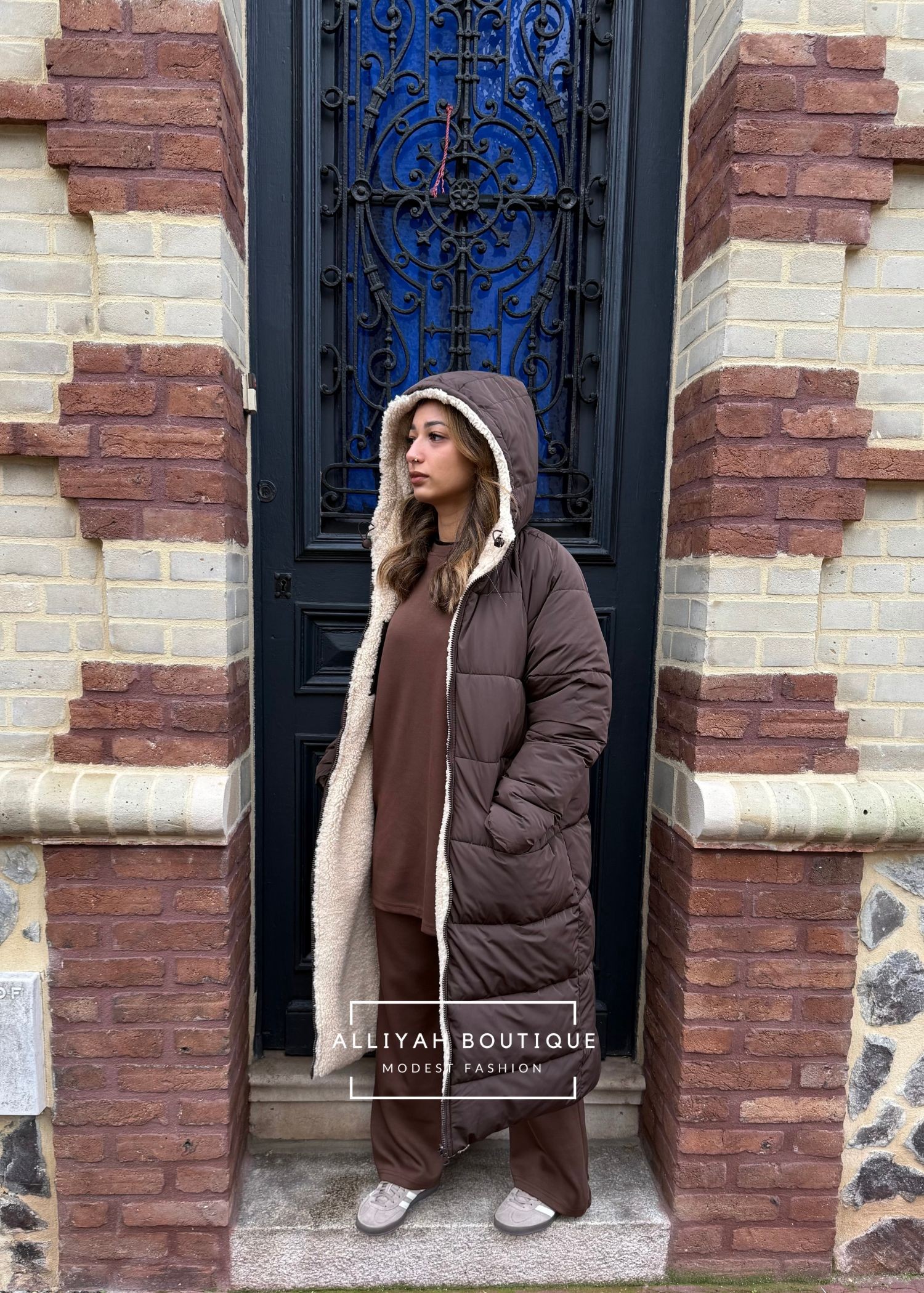 Doudoune 2 en 1 réversible Choco et Camel