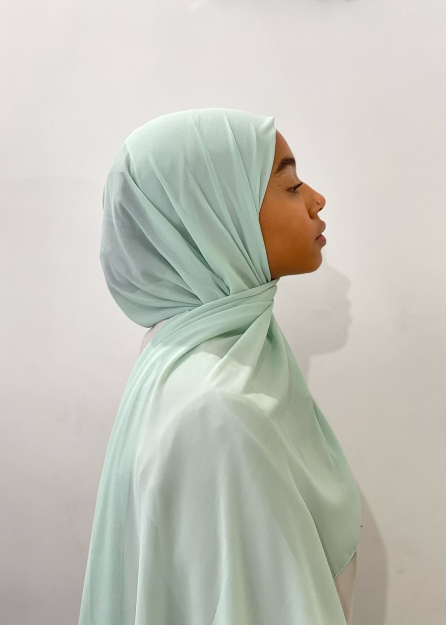 Mousseline vert d’eau Mousseline vert d’eau