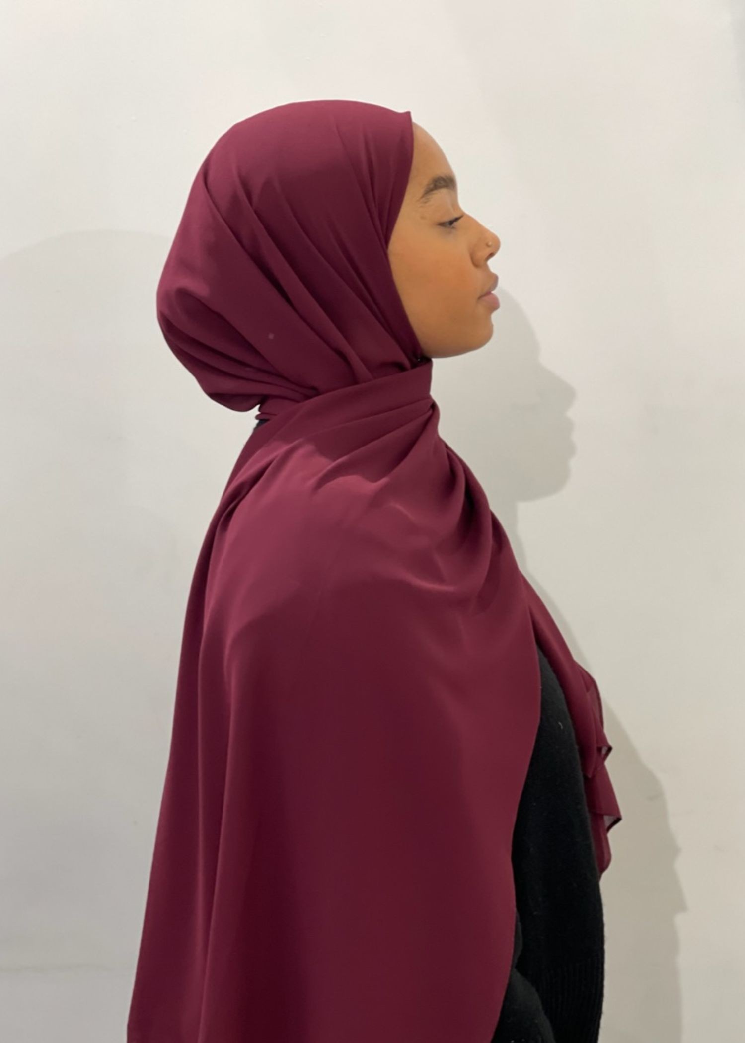 Mousseline bordeaux Mousseline bordeaux