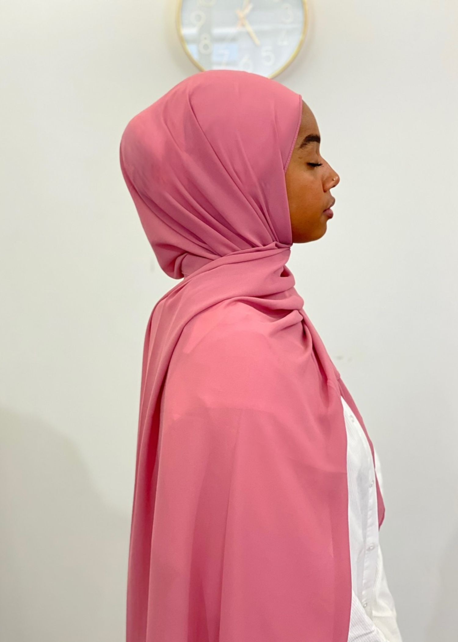 Mousseline rose blush