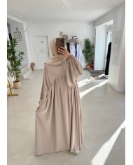 Abaya ballon beige Abaya ballon beige