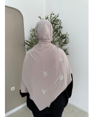 Jersey premium perlé grège