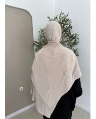 Jersey premium perlé blanc cassé