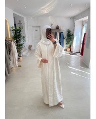 Kimono brocart vert d’eau