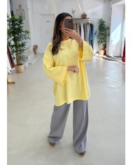 Tee-shirts over jaune
