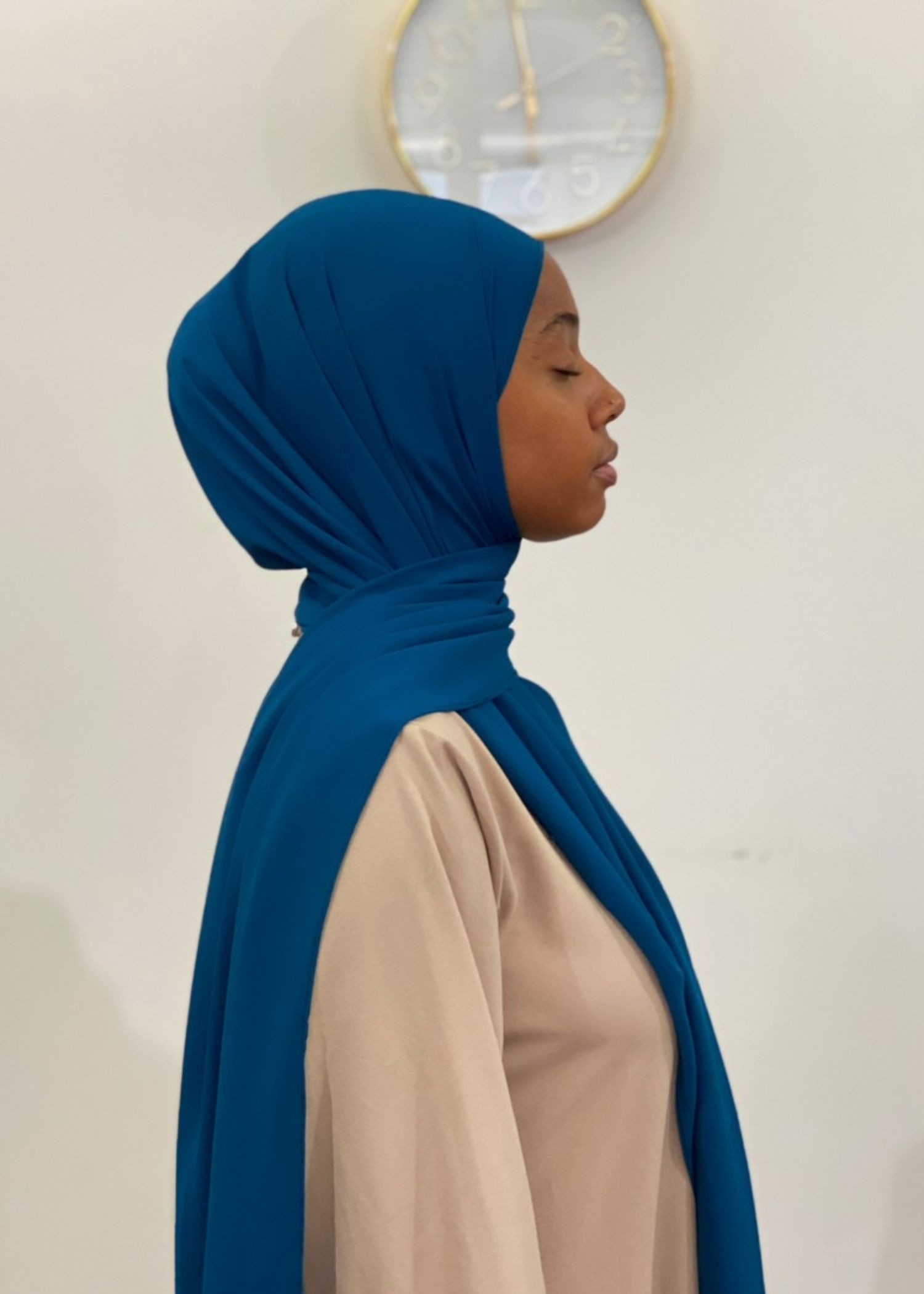 Deluxe mousseline bleu canard