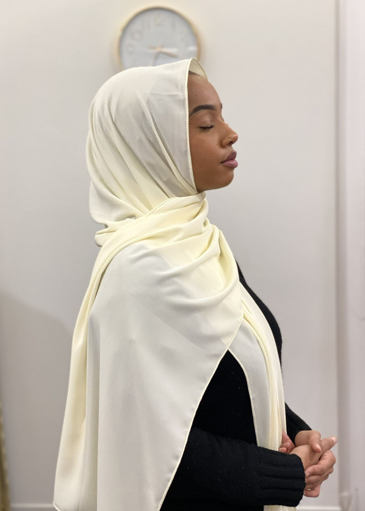 Deluxe mousseline blanc cassé