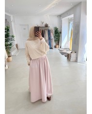 Jupe Line rose clair