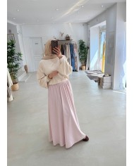 Jupe Line rose clair