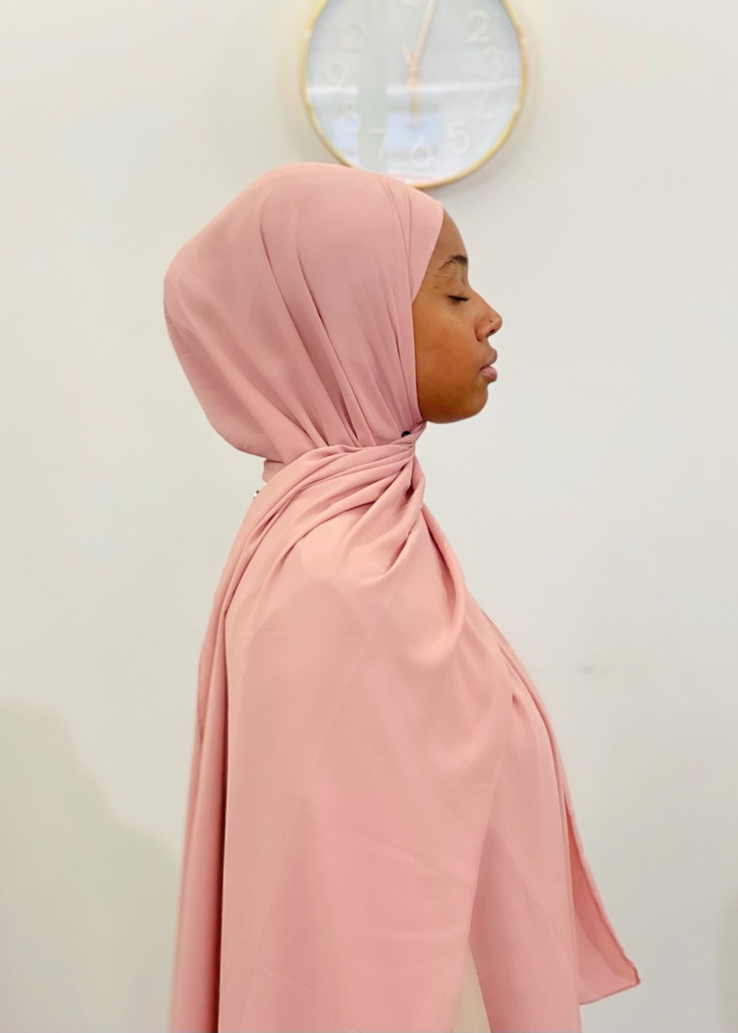 Deluxe mousseline rose tendre