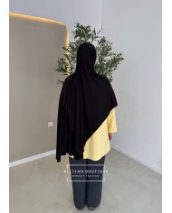 Hijab modal/coton noir