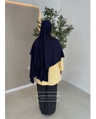 Hijab modal/coton marine