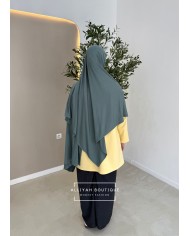 Hijab modal/coton vert tilleul