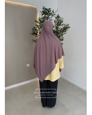 Hijab modal/coton rose clair