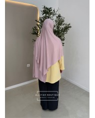 Hijab modal/coton rose clair