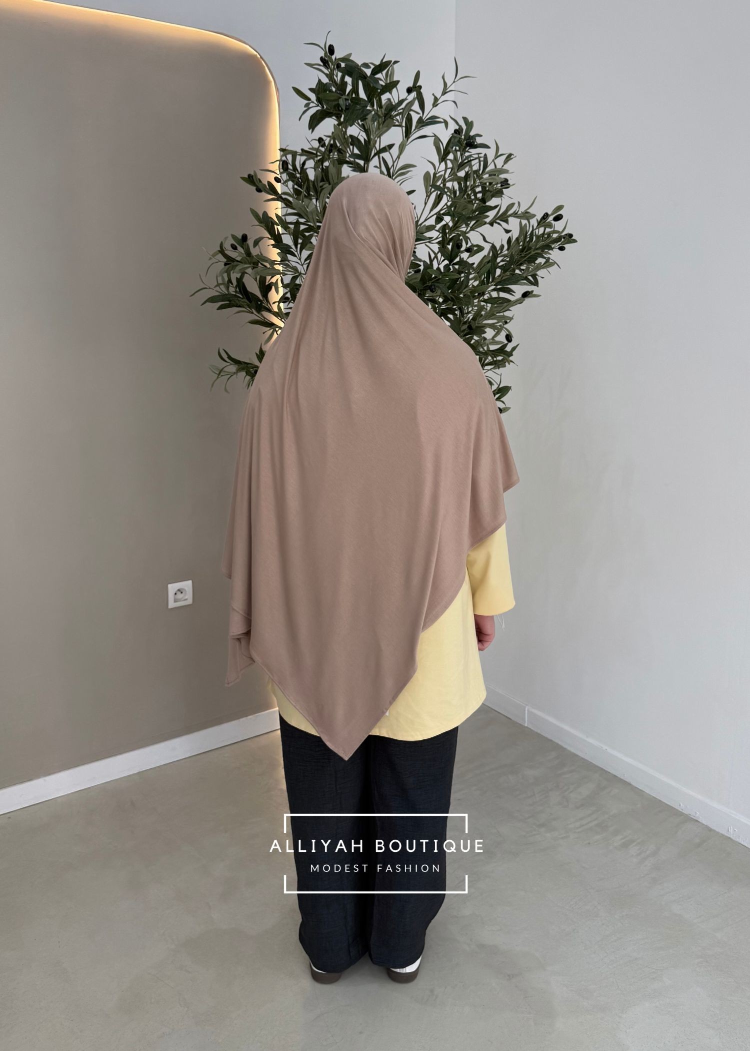 Hijab modal/coton beige