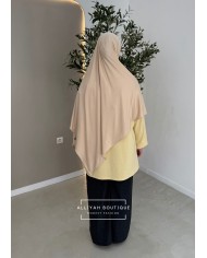 Hijab modal/coton crème