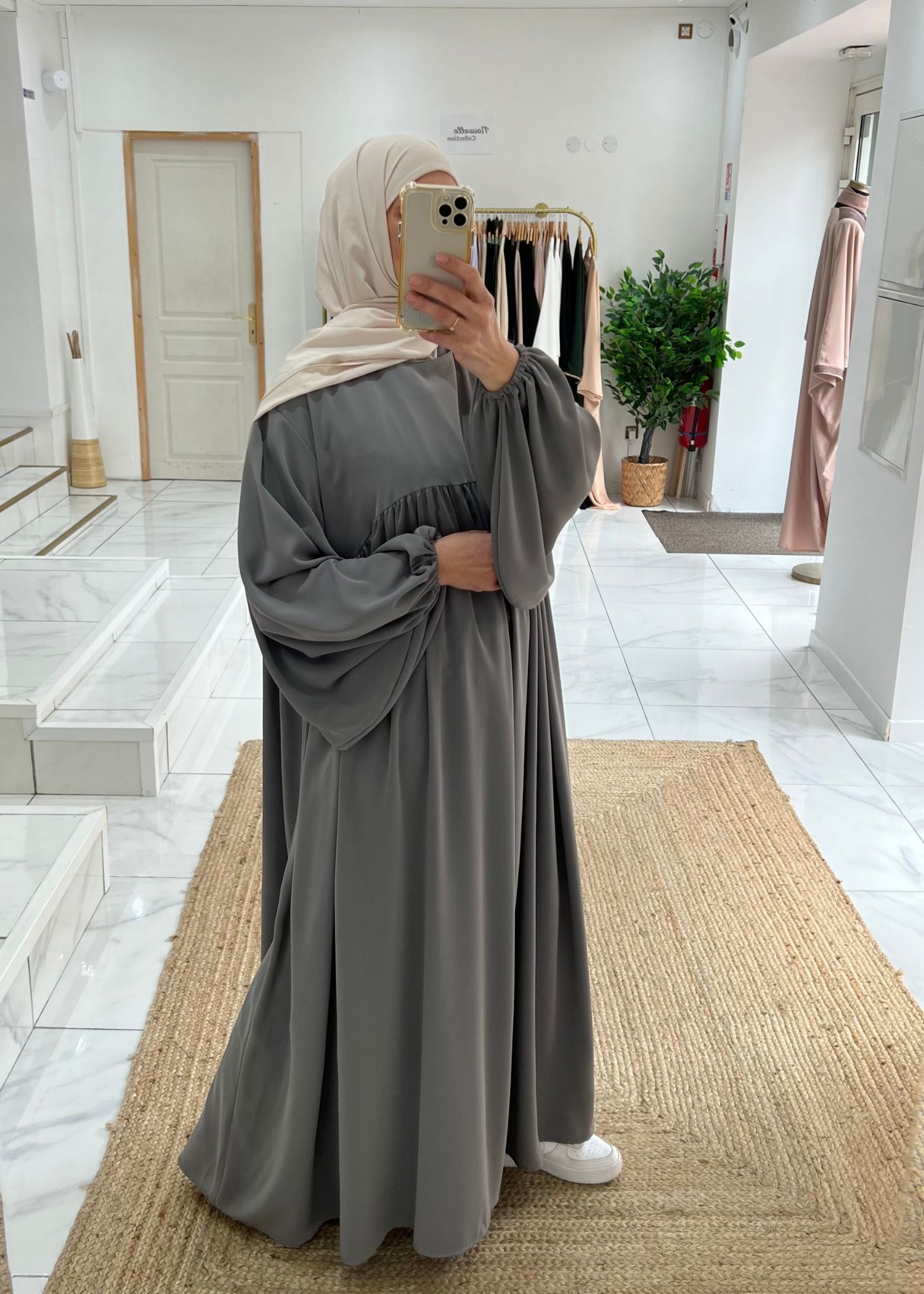 Abaya Ballon Kaki