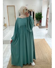Abaya ballon vert
