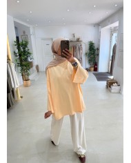 New tee shirt long pêche