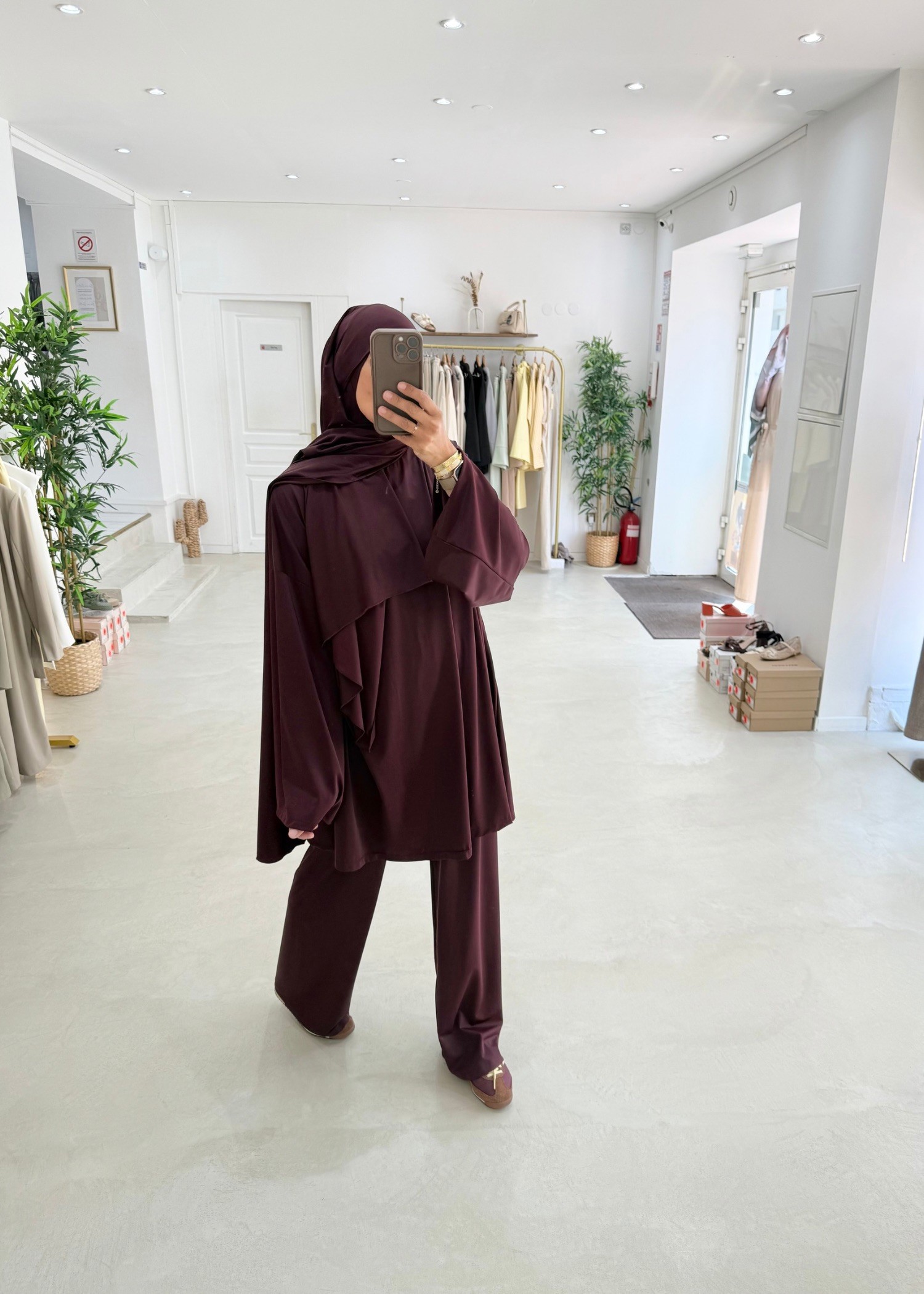 Burkini swimfit prune