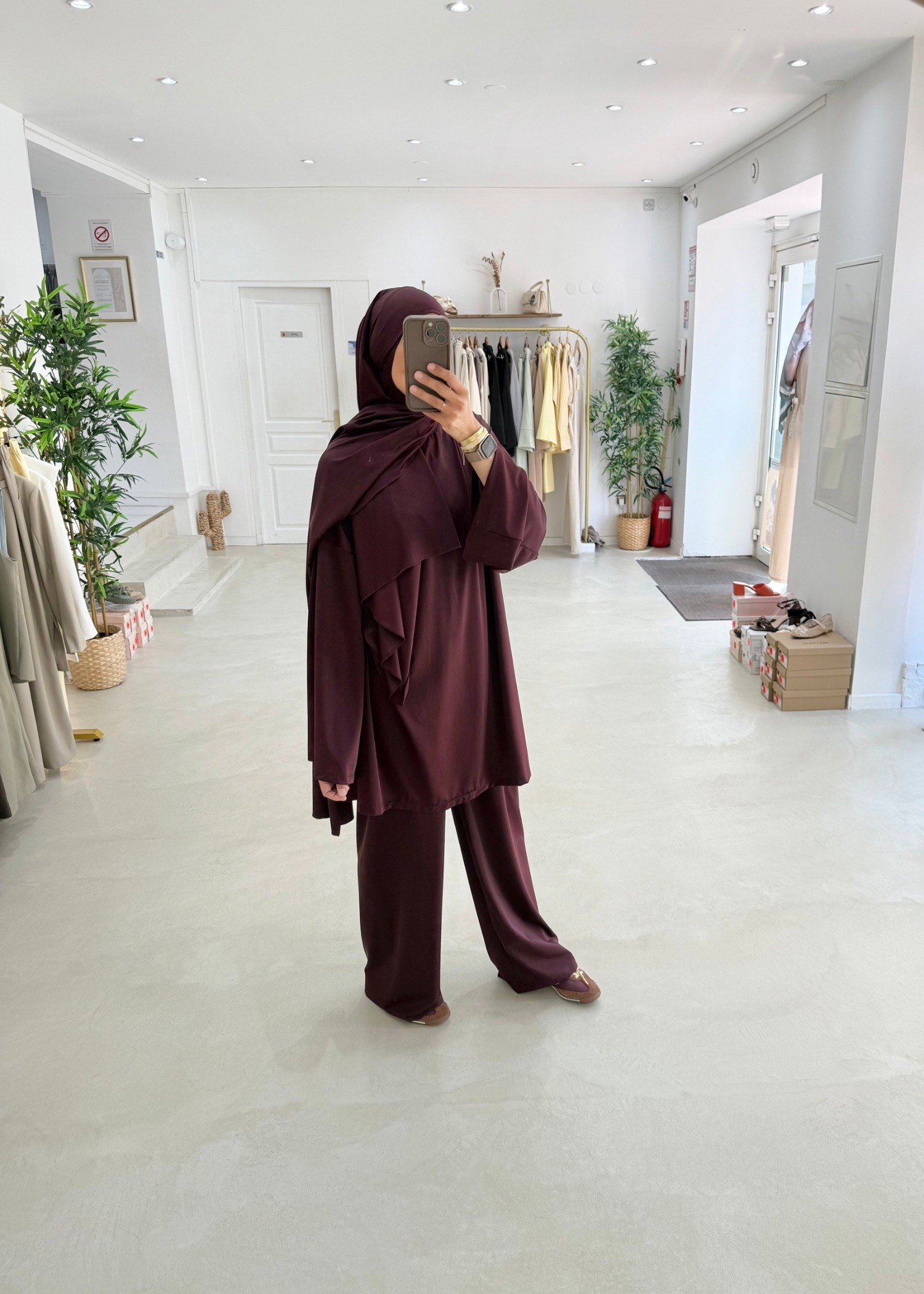 Burkini swimfit prune