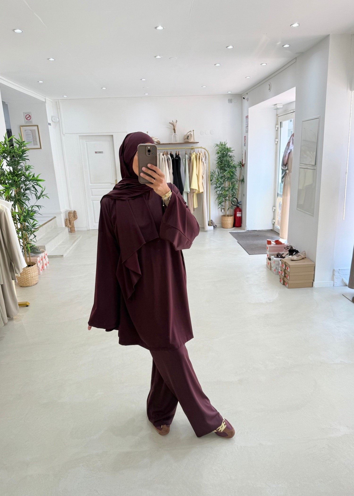 Burkini swimfit prune