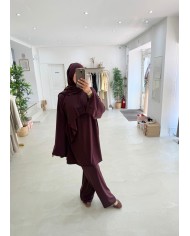 Burkini swimfit prune