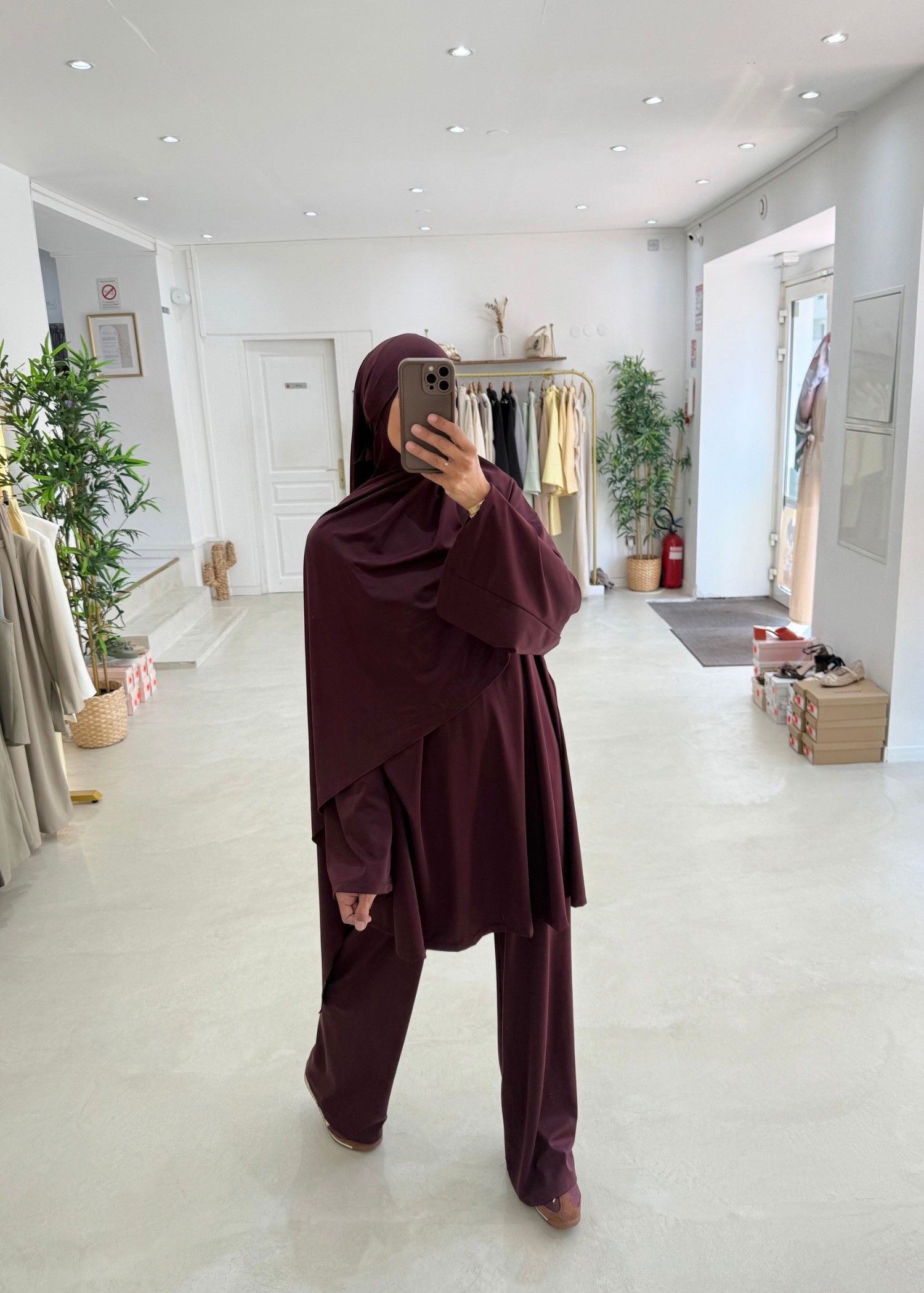 Burkini swimfit prune