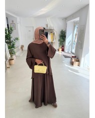 Ensemble Korean jupe chocolat