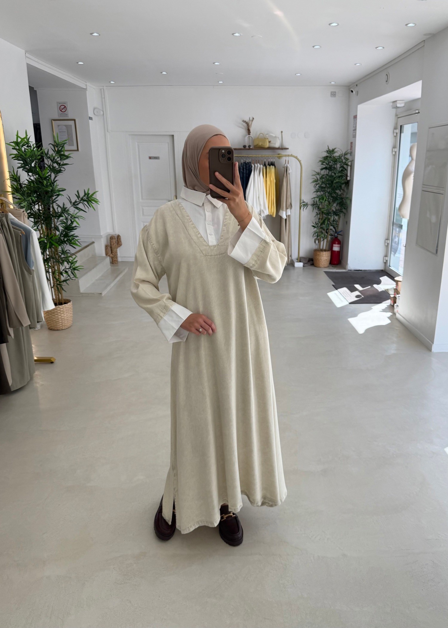 Robe Duala crème