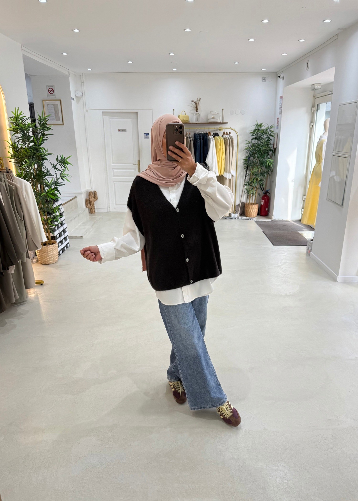 Gilet oversize sans manche noir Gilet oversize sans manche noir