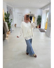 Pull Fluffy chocolat