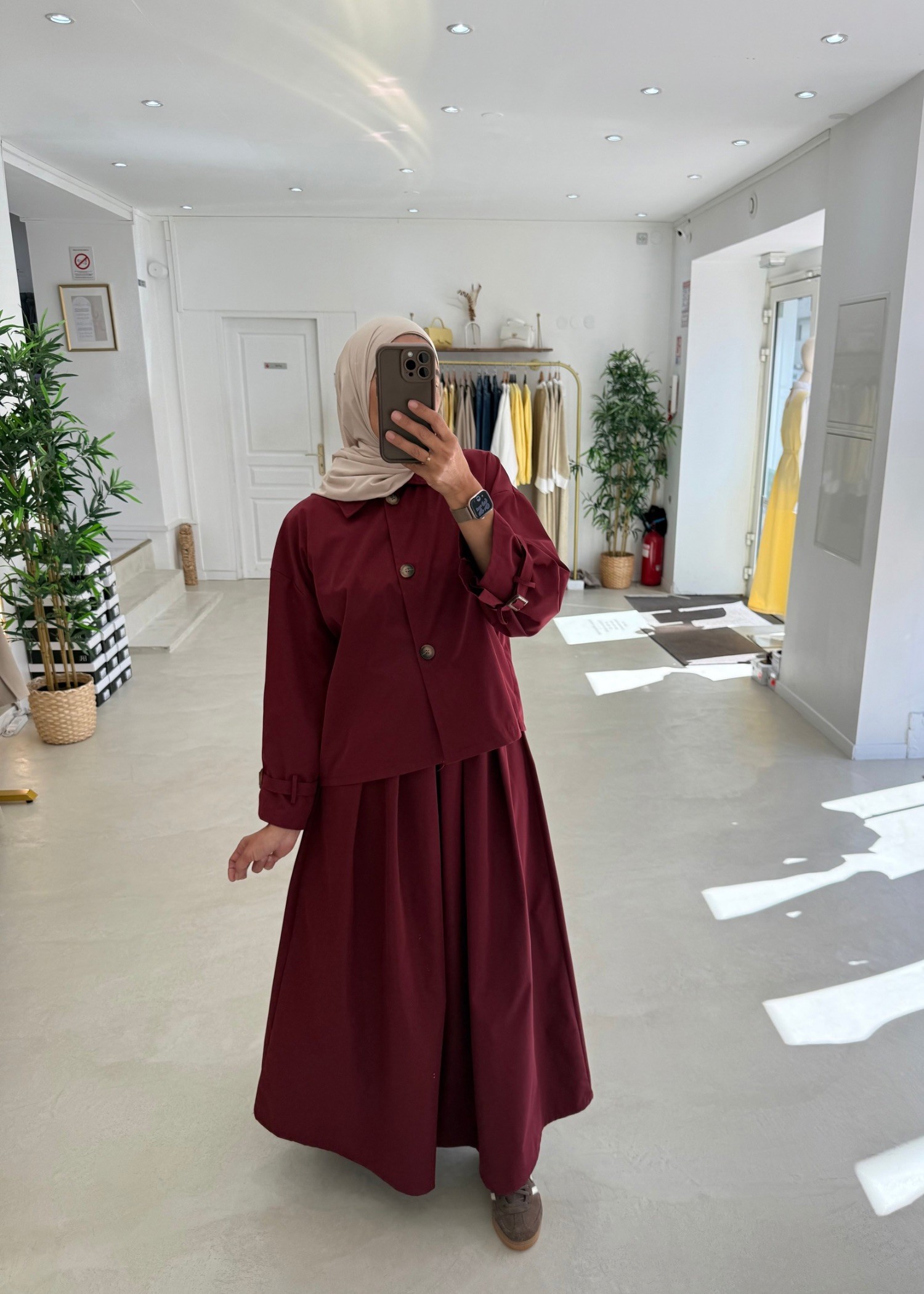 Ensemble Soléane cerise