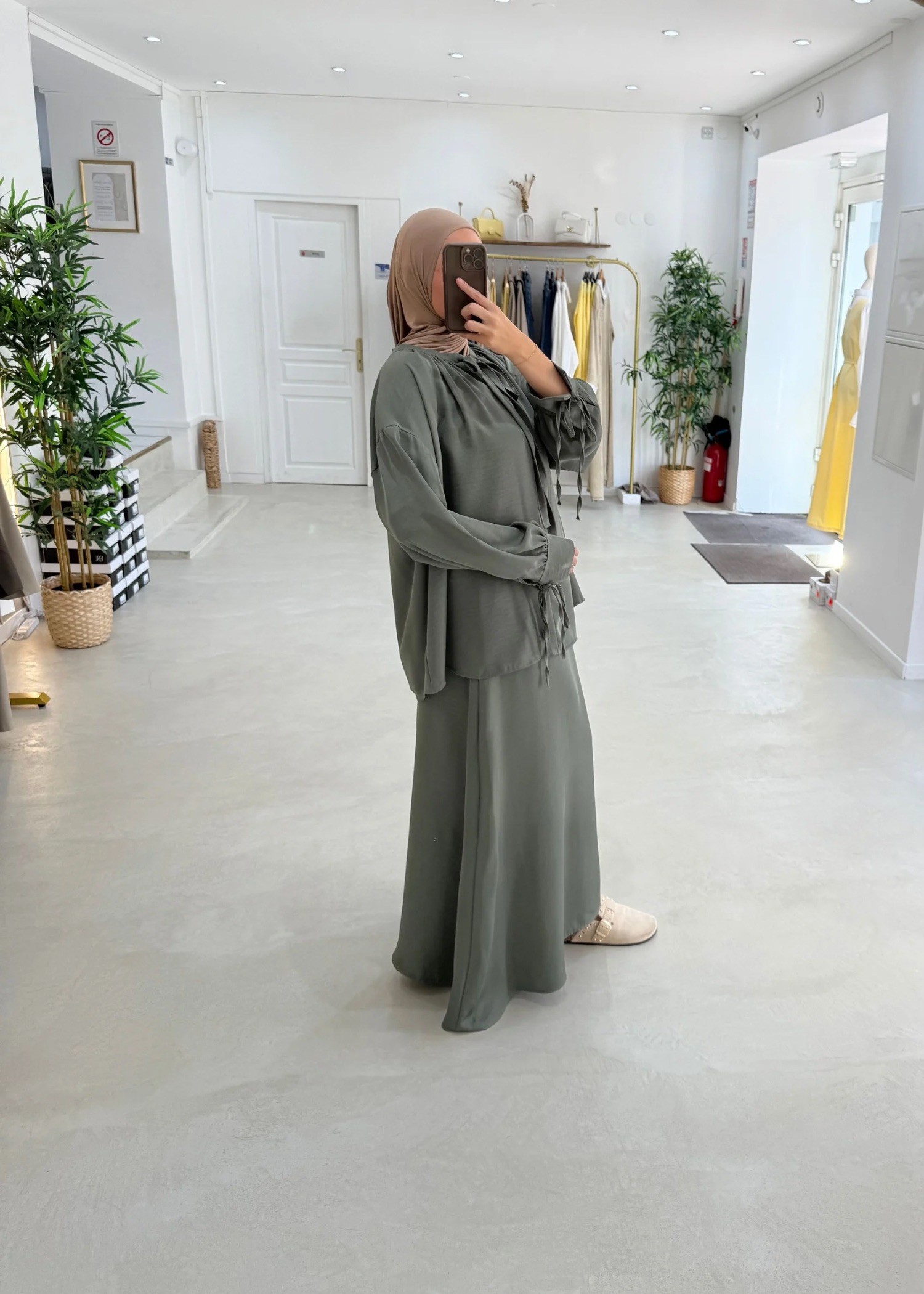 Ensemble jupe Sheryne kaki