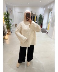 Pull Fluffy taupe Pull Fluffy taupe