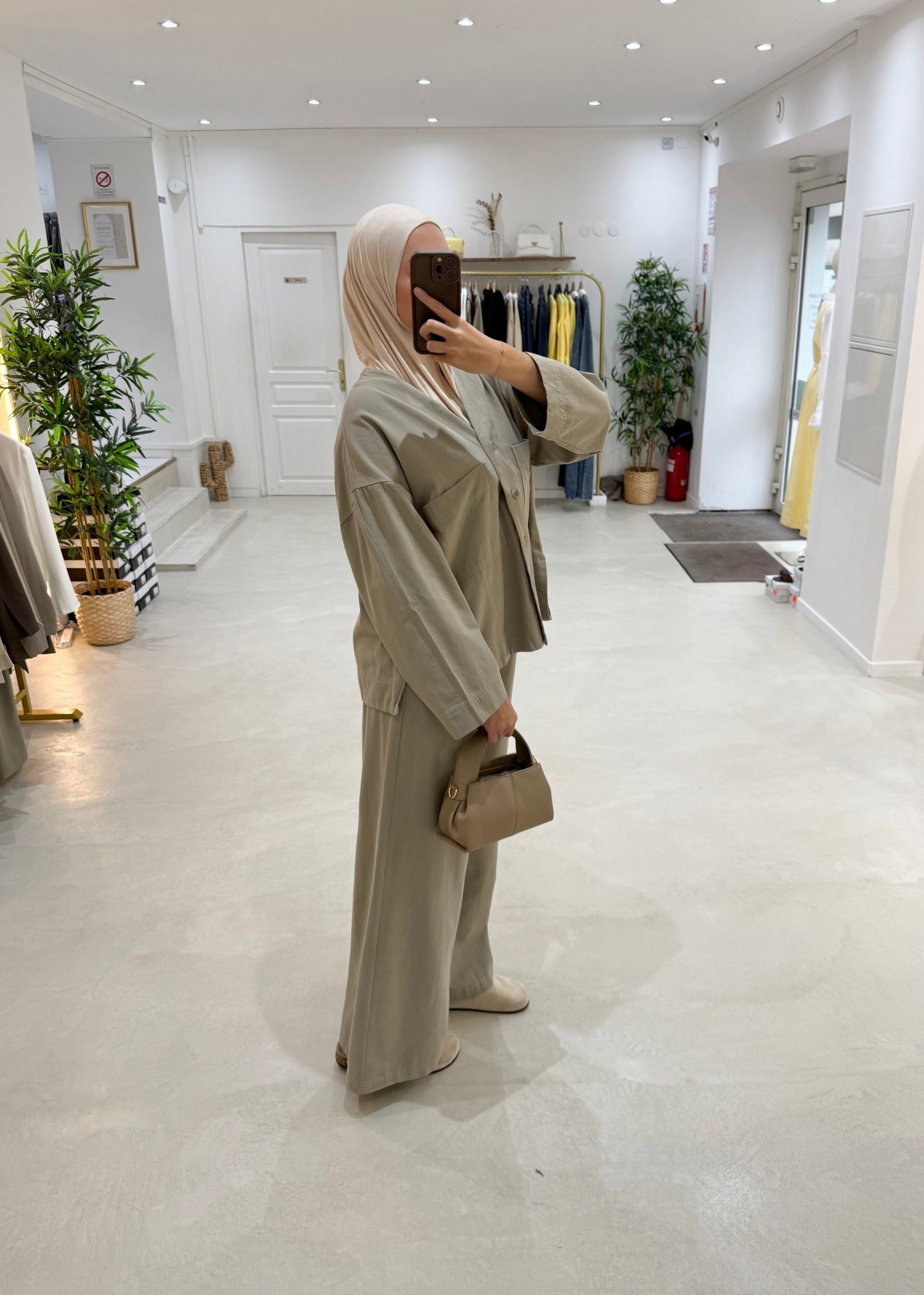 Pantalon City vert doux Pantalon City vert doux