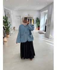 veste en jean  Japan bleu
