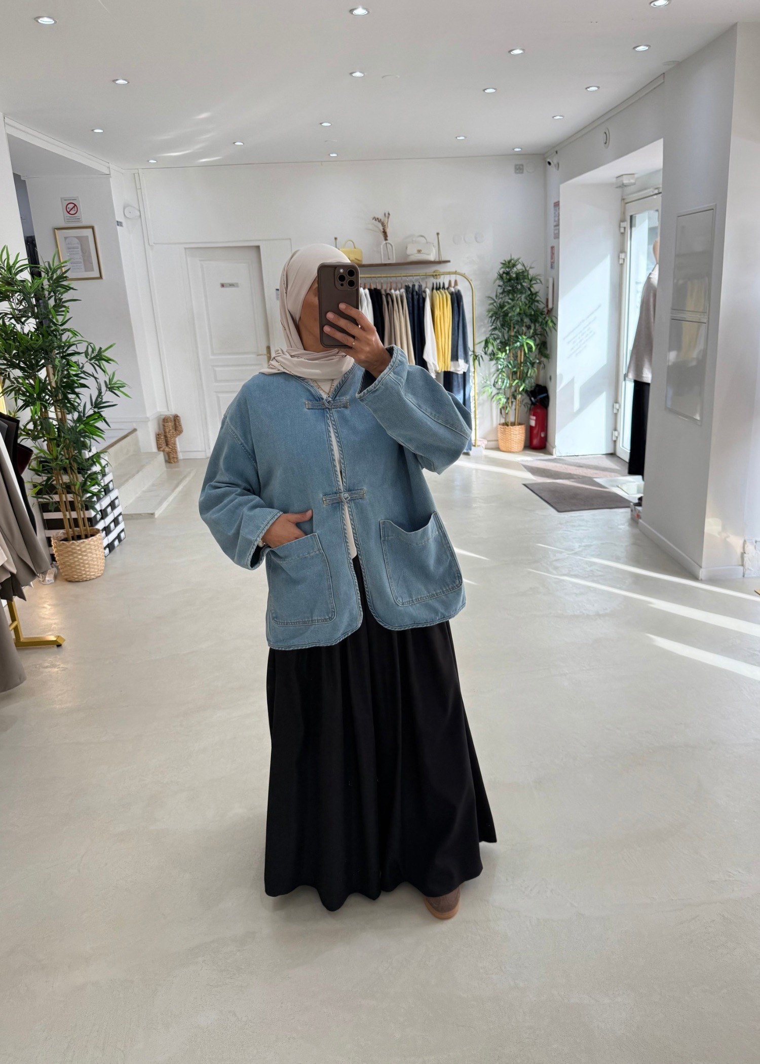 veste en jean  Japan bleu