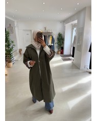 Trench oversize Carro kaki